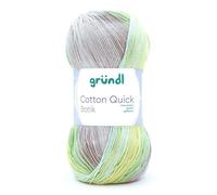 Fil à tricoter - Gründl - Cotton Quick Batik - 100g - 260m - Coton mercerisé multicolore