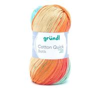 Fil à tricoter - Gründl - Cotton Quick Batik - 100g - 260m - Coton mercerisé multicolore