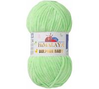 Tricot fin Himalaya Dolphin Baby Wolle Garn Baumwolle Strickwolle zum Stricken häkeln (80350 Hellgrün)