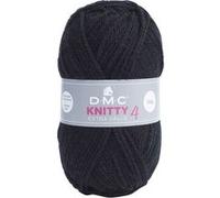 DMC Garn Fil à tricoter KNITTY 4 100% acrylique 50 g 140 m lavable en machine K965 Noir