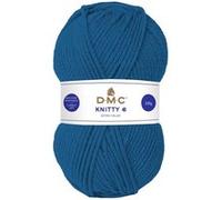 Laine Knitty 6 - DMC - 100 g - 100% acrylique - Couleur Bleu Azur - Fil moyen