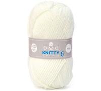 Fil à tricoter Knitty 6 - 100GR - DMC Just Knitting(...) - Ecru (812) Ecru (812)