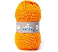 DMC Garn Fil à tricoter Knitty 6 – Pelote 100 g 100% acrylique Orange clair