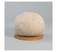 Fil à tricoter léger et hypoallergénique en mohair double crocheté avec paillettes, 50 g, for tricoter au crochet, doux et tendance, for pull, châle, broderie avec boucles(4)