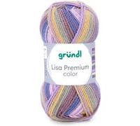 Fil à tricoter LISA PREMIUM COLOR - Grundl - certifiée Oeko-Tex(...) - 20 Multicolore 20 Multicolore G