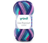 Fil à tricoter LISA PREMIUM COLOR - Grundl - certifiée Oeko-Tex(...) - 25 Multicolore 25 Multicolore G