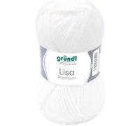 Fil à tricoter LISA PREMIUM UNI - Grundl(...) - 01 Blanc 01 Blanc G
