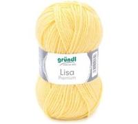 Fil à tricoter LISA PREMIUM UNI - Grundl(...) - 03 Jaune 03 Jaune G