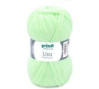 Fil à tricoter LISA PREMIUM UNI - Grundl(...) - 06 Vert 06 Vert G