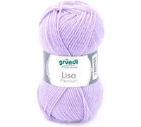Gründl Fil à tricoter Lisa Premium Uni 760-09 Acrylique 3,5-4,5 mm Violet (09)