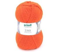 Fil à tricoter LISA PREMIUM UNI - Grundl(...) - 11 Orange 11 Orange G