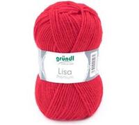Fil à tricoter LISA PREMIUM UNI - Grundl(...) - 12 Rouge 12 Rouge G
