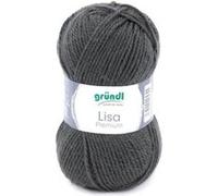 Fil à tricoter LISA PREMIUM UNI - Grundl(...) - 25 Gris 25 Gris G
