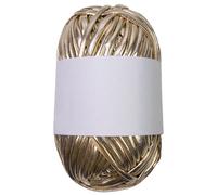 Fil à tricoter métallique brillant de 40 m de long - Fil polyester métallique pour sac à main et crochet - 40 m