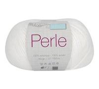 Fil À Tricoter PERLE - Distrifil(...) - 01 Blanc 01 Blanc G