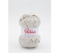 Phildar - Pelote de Laine PHIL TWEEDY de 100g - Laine à Tricoter - 77% ACRYLIQUE,20% LAINE,3% VISCOSE - Aiguille n°6 - Couleur ECRU