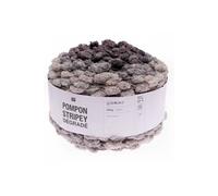 Fil à tricoter Pompon Stripey Dégradé 400GR - Rico Design(...) - 0006 Gris 0006 Gris