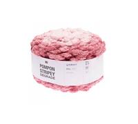 Fil à tricoter Pompon Stripey Dégradé 400GR - Rico Design(...) - 002 Rose 002 Rose