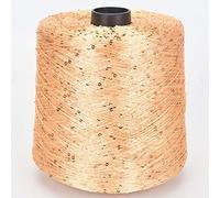 Fil à tricoter pour tricot de polyester avec paillettes, fil à tricoter avec boucles et fil lurex, 08