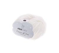 Fil à tricoter Rico Baby Dream Uni Dk -(...) - 01 Blanc
