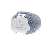 Fil à tricoter Rico Baby Dream Uni Dk - Rico Design(...) - 24 Bleu fumé 24 Bleu fumé G