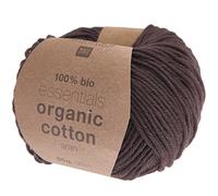 Fil à tricoter Rico Design - Essentials Organic Cotton Aran - 90 m - Plusieurs coloris disponibles