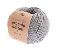 Coton à tricoter Essentials Organic Cotton DK - Rico Design(...) - 019 Gris 019 Gris