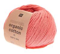 Fil à tricoter Rico Design - Essentials Organic Cotton Dk - 50 g - Plusieurs coloris disponibles