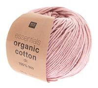 Fil à tricoter Rico Design - Essentials Organic Cotton Dk - 50 g - Plusieurs coloris disponibles
