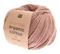 Fil à tricoter Rico Design - Essentials Organic Cotton Dk - 50 g - Plusieurs coloris disponibles