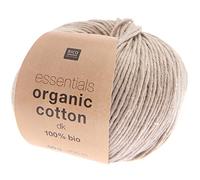 Fil à tricoter Rico Design - Essentials Organic Cotton Dk - 50 g - Plusieurs coloris disponibles