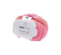 Fil à tricoter Rico RICO BABY DREAM LUX TOUCH -(...) - 023 Berries