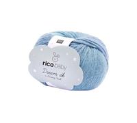 Fil à tricoter Rico RICO BABY DREAM LUX TOUCH - Rico Design(...) - 025 bleu aqua 025 bleu aqua
