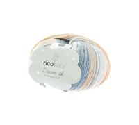 Rico Baby Dream dk Pelote de Laine Fb. 013 - Laine douce pour bébé avec dégradé de couleur pour tricoter et crocheter