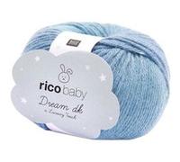 Fil à tricoter Rico RICO BABY DREAM LUX TOUCH - Rico Design(...) - 025 bleu aqua 025 bleu aqua G