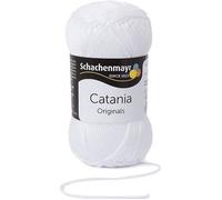 Fil à tricoter - SCHACHENMAYR - Catania Blanc - 100% coton - Pelote 50 gr = 125 m
