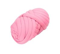 Fil à tricoter super épais - 25 m - Pour tricot à la main, tricot au doigt et projets de bricolage - Doux et épais - Rose
