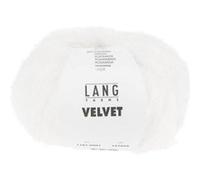 Fil à tricoter VELVET - Lang Yarns(...) - 01 Blanc 01 Blanc