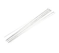 Fil acier pour machine à tricoter, 20 pièces, KR260 KR230 SR150 SR155, longueurs 99,7 cm & 58 cm - Flexible et durable, anti - corrosion, idéal hobby DIY (Aiguille courte en acier)