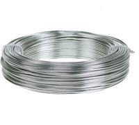 Fil alu 2mm argent 60m 500g - fil pour bricolage, fleuriste, modélisme, design de bijoux
