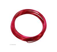 Fil aluminium 1,5 mm - Rouge - 5 m