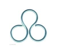 Fil aluminium 2 mm Bleu glace x 5 mètres