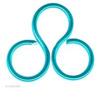 Fil aluminium 2 mm Bleu turquoise x 5 mètres