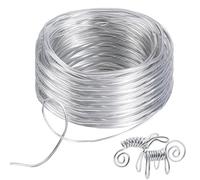 Fil Aluminium 3mm x 20m - Fil d'Artisanat Souple Résistant à la Corrosion, Idéal pour Bijoux DIY, Modélisme, Tricotin & Décoration Maison