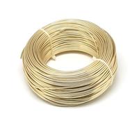 Fil Aluminium 500g 0.6/1.2/1.5/2.0/3.0mm fil d'aluminium bijoux à bricoler soi-même composants accessoires trouver faire des colliers Bracelets artisanat fournitures Fil De Bricolage(Color:Champagne G