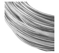 Fil Aluminium Fil d'aluminium Transparent recouvert de PVC, 30 m, Flexible, for la Fabrication nœuds for Cheveux et Chapeaux