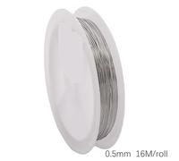 Fil Aluminium Fil de perles flexible en acier inoxydable, épaisseur 0,2 à 0,0,6 mm - Idéal for la fabrication de bijoux, bracelets et colliers.(Style4)