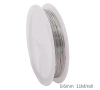Fil Aluminium Fil de perles flexible en acier inoxydable, épaisseur 0,2 à 0,0,6 mm - Idéal for la fabrication de bijoux, bracelets et colliers.(Style5)