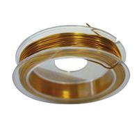 Fil Aluminium Ultra Fin Ø 0,6mm - 10 Mètres - Doré - Graines Créatives