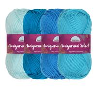 Fil Amigurumi Select JubileeYarn Acrylique b b Nuances de bleu 4 cheveaux